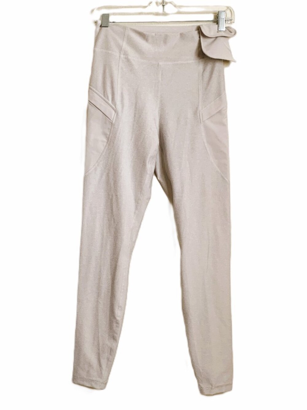 Old Navy Go-Dry Leggings Cream Size Small Tall